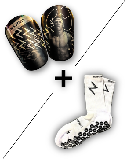 Zorro Mini Shinpads + Gripsocks - Limited Combo